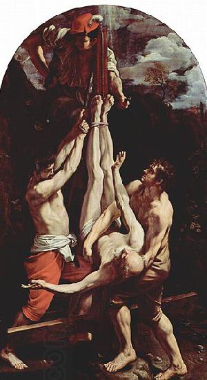 Guido Reni Kreuzigung des Hl. Petrus oil painting picture